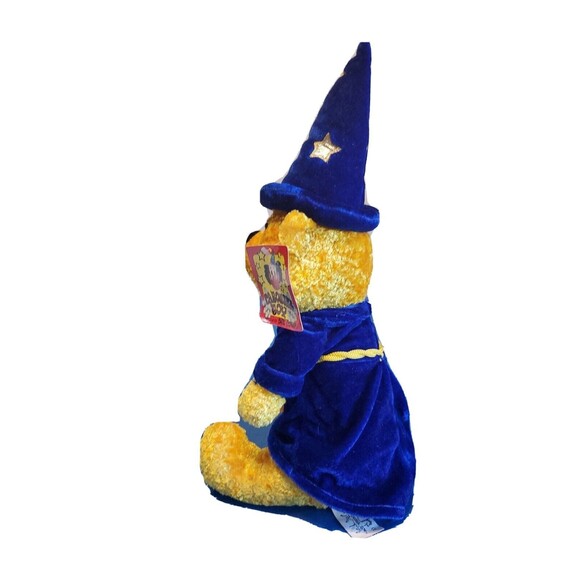 Golden Plush Teddy Bear Wizard Carousel Toys Appx 14" Stuffed Animal Toy - Picture 6 of 13